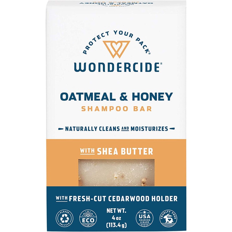 Wondercide Oatmeal and Honey Shampoo Bar-4 oz