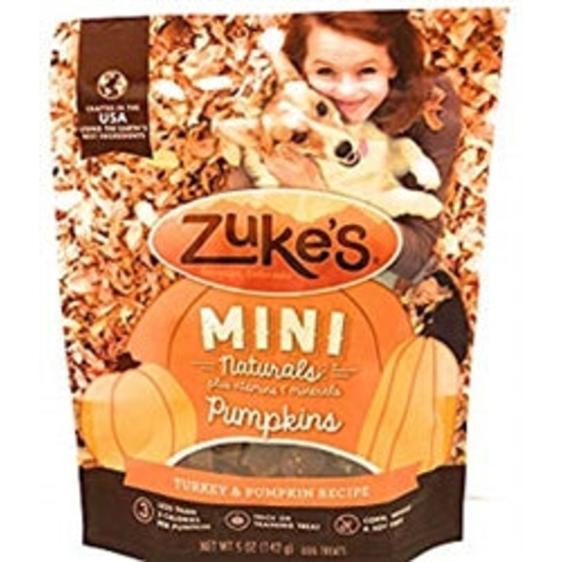 Zukes Dog Mini Naturals Pumpkin and Turkey 5Oz