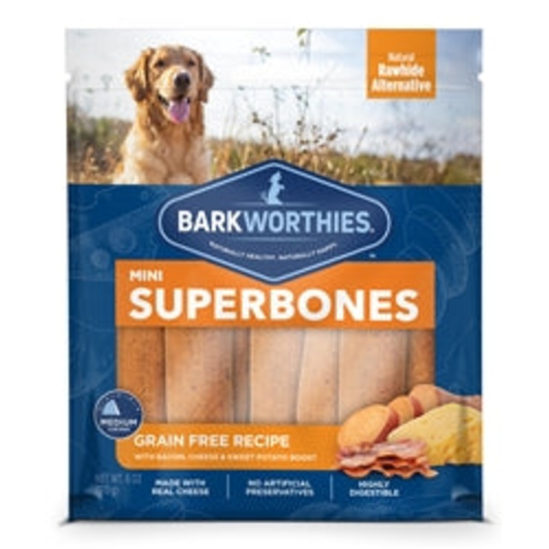 Barkworthies Mini Superbone Grain Free Bacon Cheese Sweet Potato