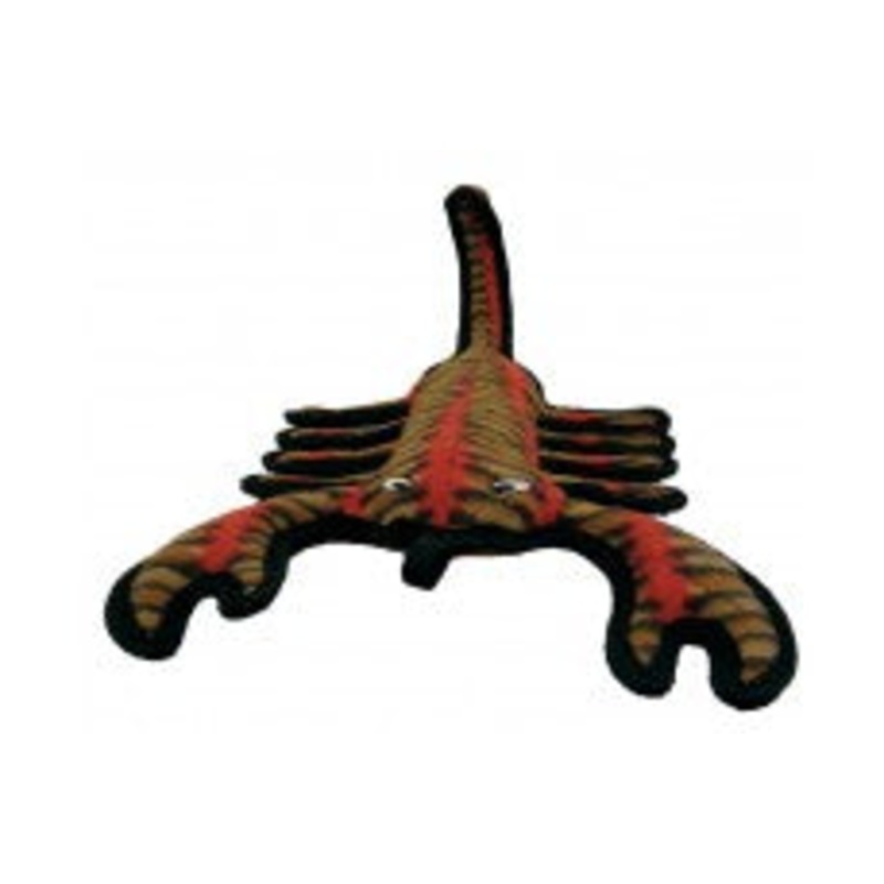 Tuffy Desert Series Dog Toy Scorpion Brown and Red 17.5 in