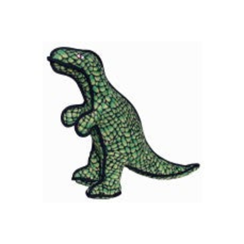 Tuffy Dinosaur Series Dog Toy T-Rex Green 19.5 in