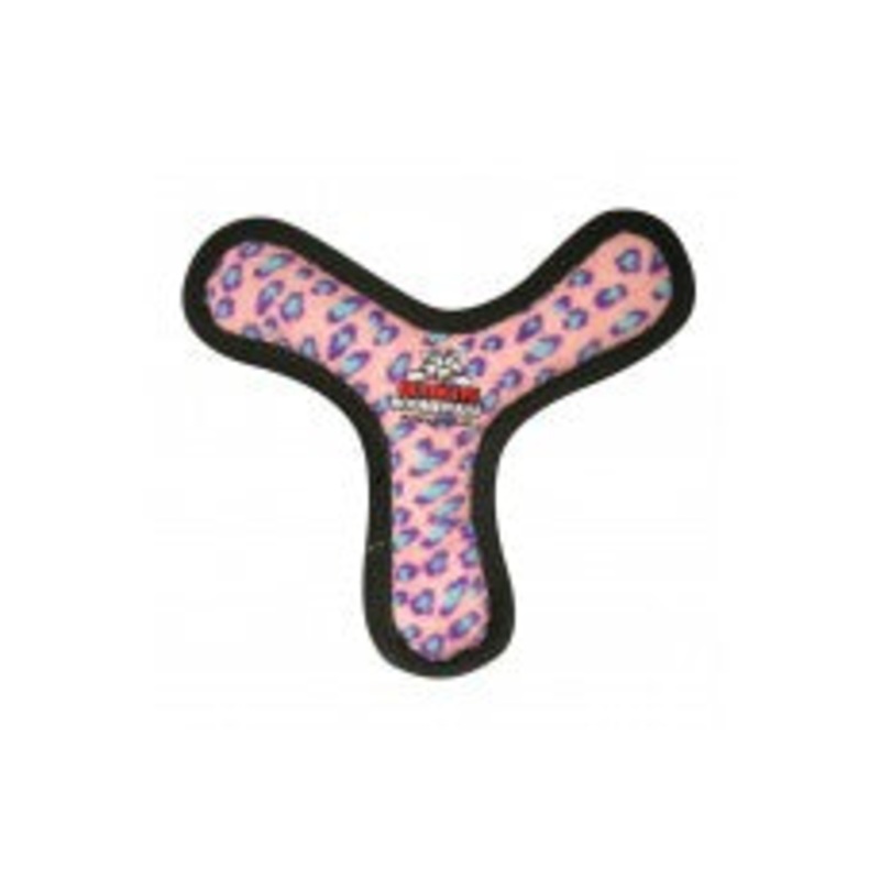 Tuffy Ultimate Boomerang Dog Toy Pink 11 in