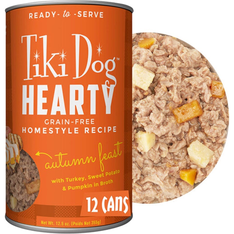 Tiki Pets Dog Hearty Autumn Feast 12.5oz. (Case Of 12)