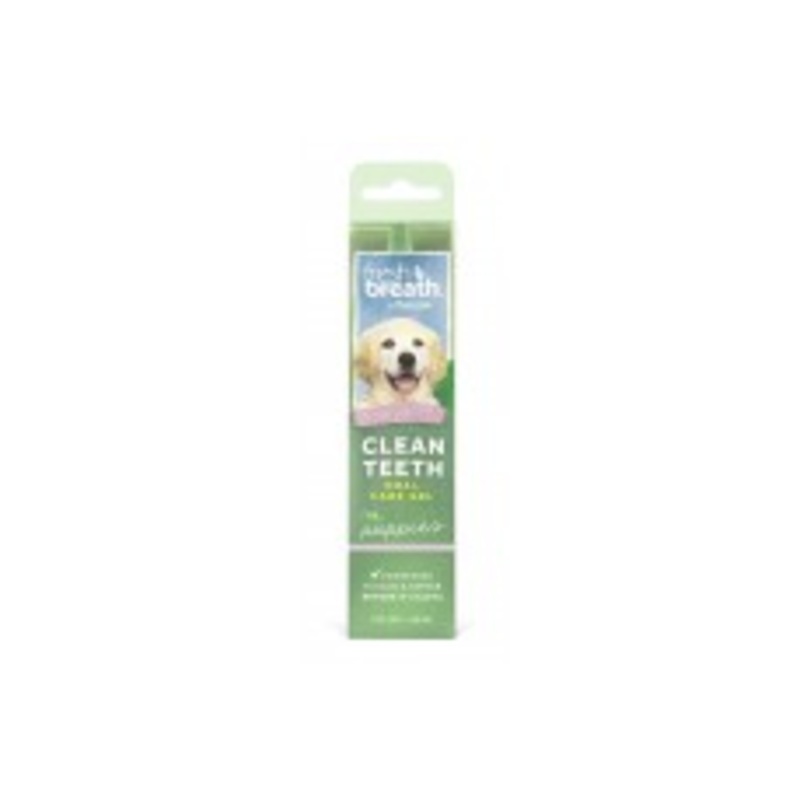 TropiClean Fresh Breath Brushing Dental and Oral Care Gel for Puppies 2 oz