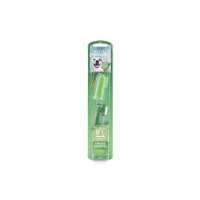 TropiClean Fresh Breath Finger Brushes for Dogs 2 Pack