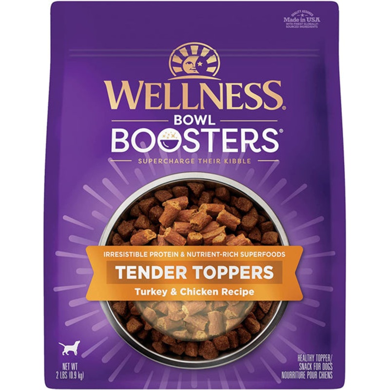 Wellness Bowl Bstr Tndr Topper Dog 2Lb Turkey Chicken