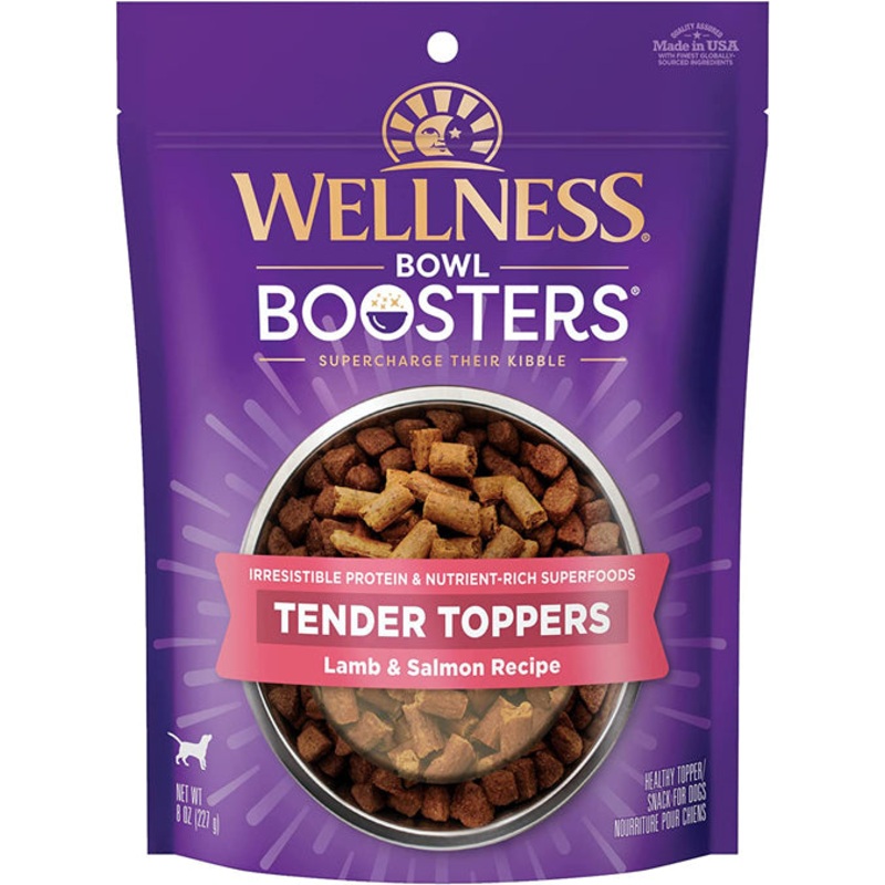 Wellness Bowl Bstr Tndr Topper Dog 8oz Lamb Slmn