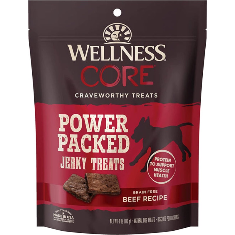 Wellness Core Power Packed Dog 4oz Beef Jerky