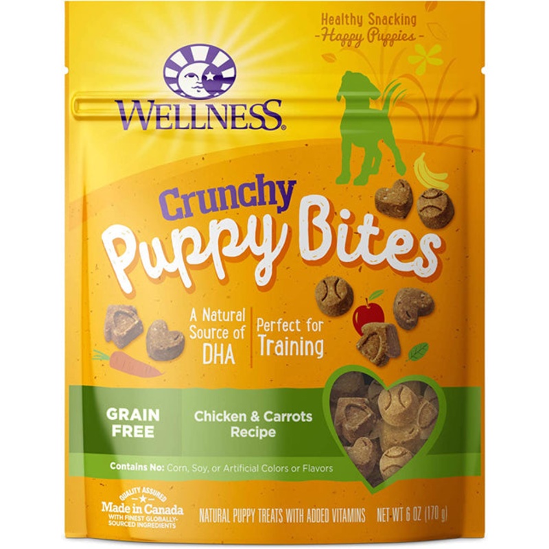 Wellness Puppy Bite Crunchy Chicken Carrot 6oz