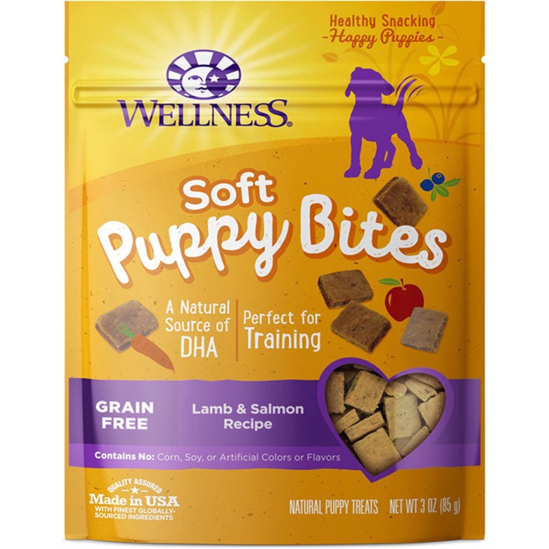 Wellness Puppy Bites Lamb Salmon 3oz