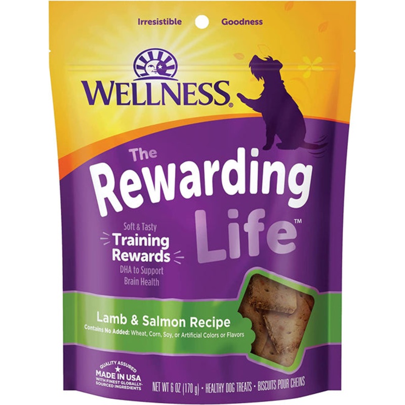 Wellness Rewarding Life Dog 6oz Lamb Slmn Soft