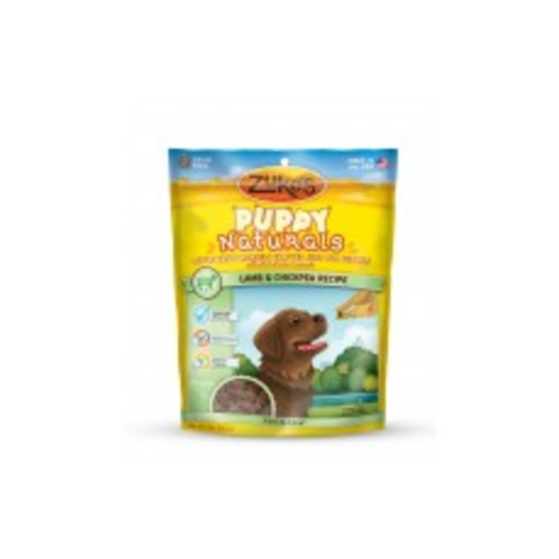 Zukes Puppy Naturals Lamb and Chickpea Recipe Dog Treats 5 Oz