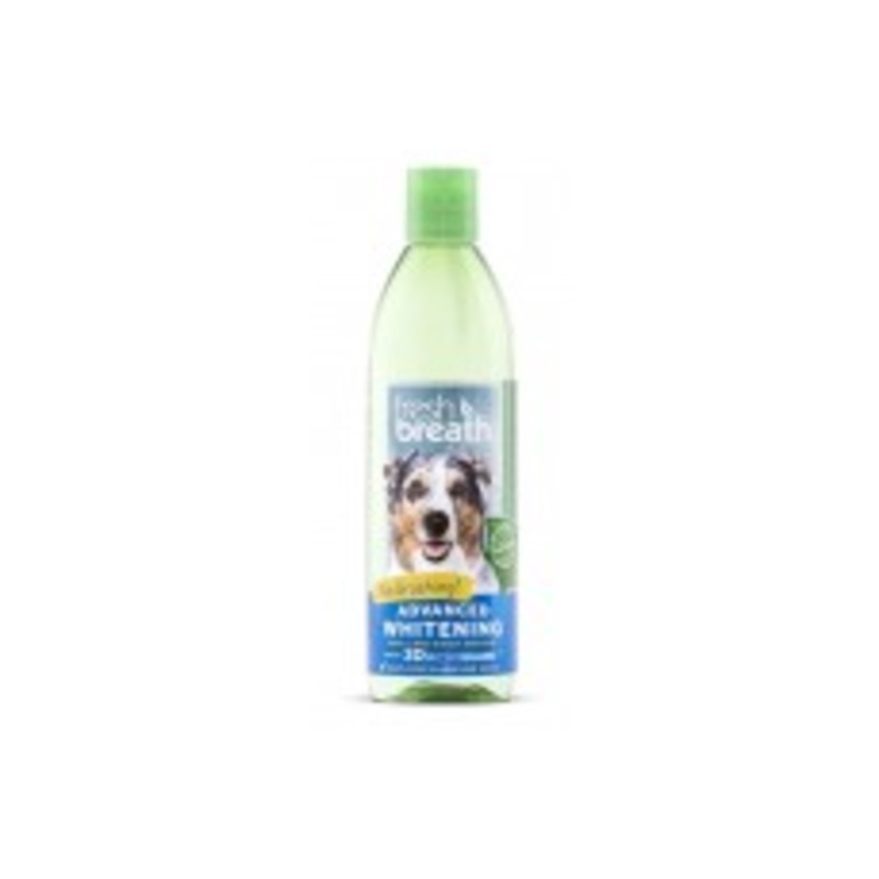 TropiClean Fresh Breath Advanced Whitening Oral Care Water Additive for Dogs 16 fl. oz