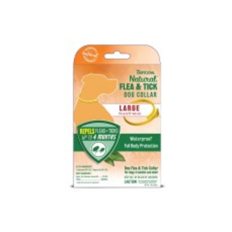 TropiClean Natural Flea and Tick Repellent Dog Collar Large