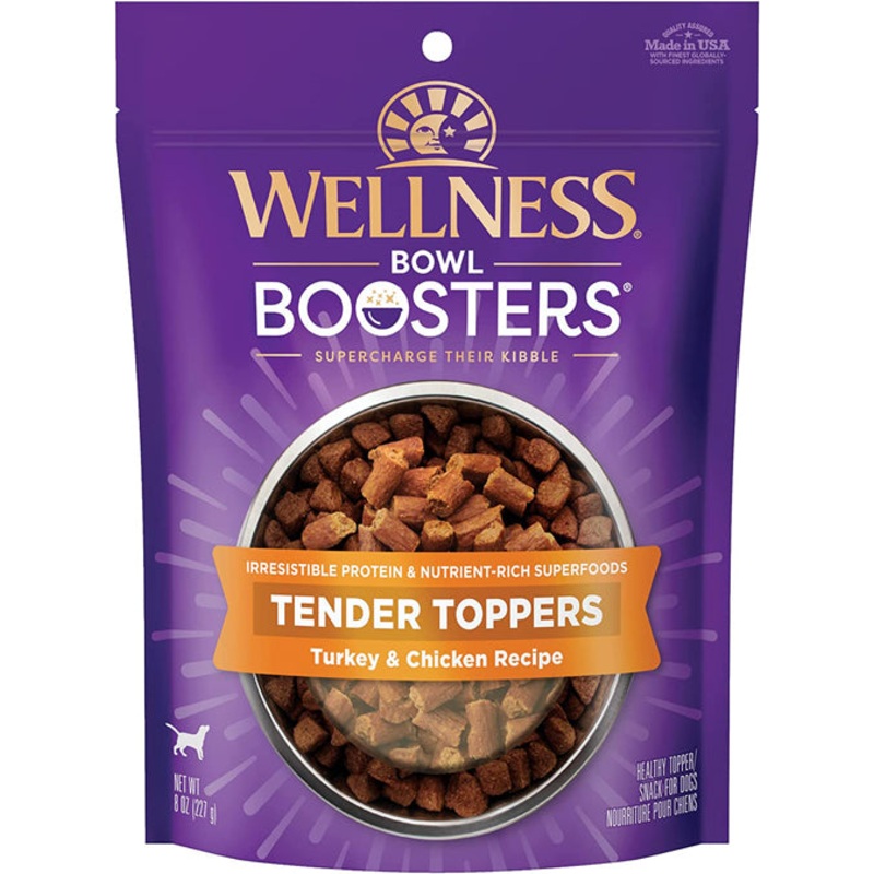 Wellness Bowl Bstr Tndr Topper Dog 8oz Turkey Chicken