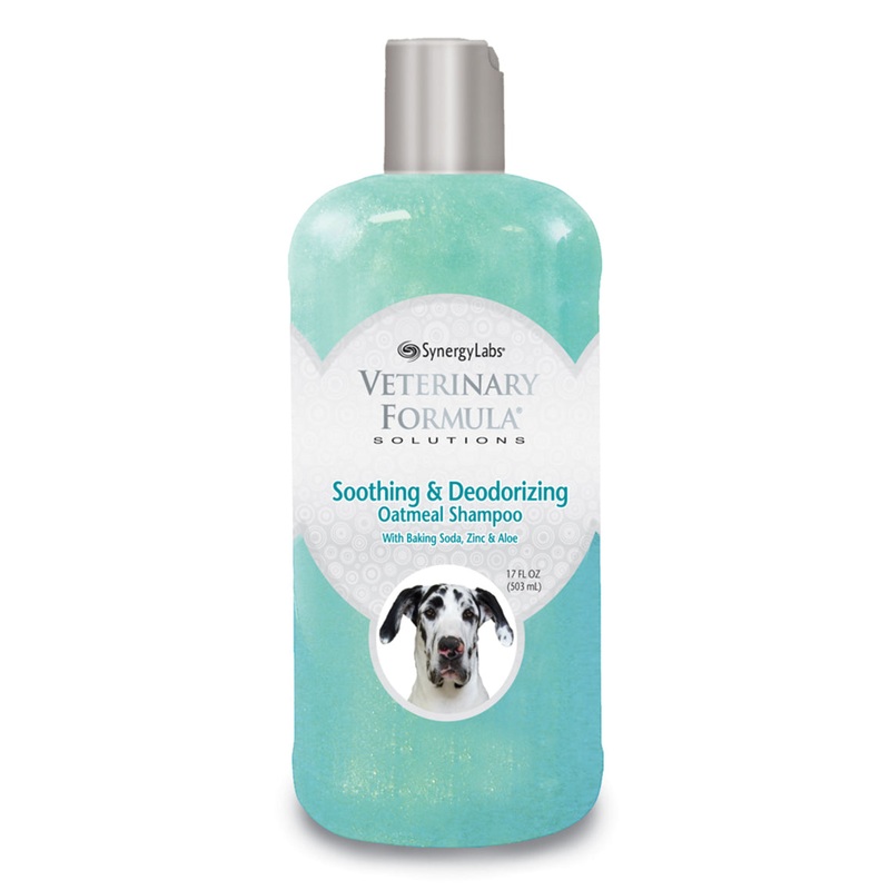 Synergy Labs Veterinary Formula Soothing and Deodorizing Oatmeal Shampoo 17 fl. oz