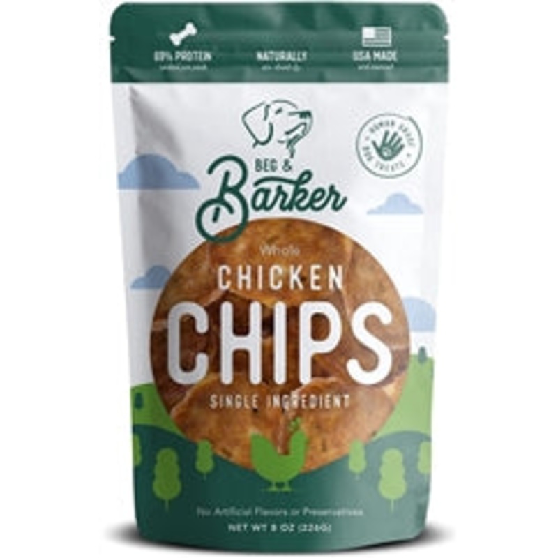 Beg & Barker Dog Whole Chips Chicken 8Oz 3 Pack