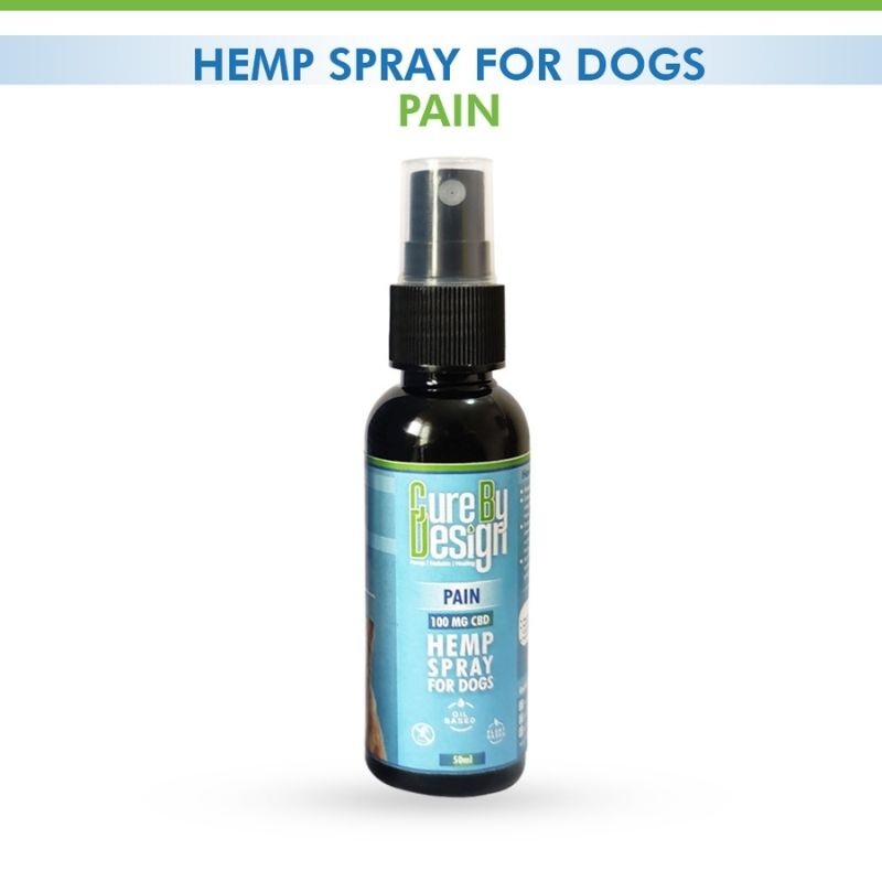 Cure By Design Hemp Spray for Dogs - Pain (50ml)