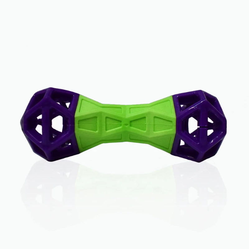 Basil Dog Toys - Squeaky Dumbbell with Treat Dropper (32cm)