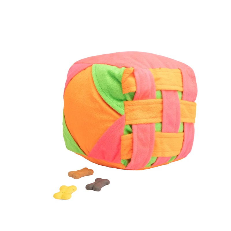 Furbuddies Dog Toys - Find Dem Treats - Neon Punch