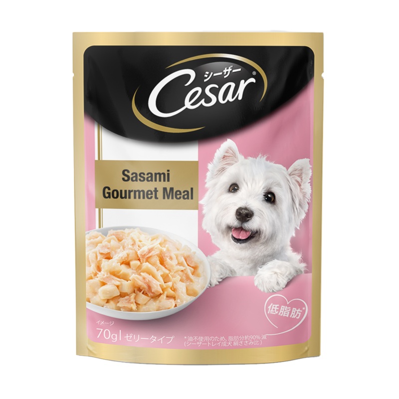 Cesar Premium Sasami (Gourmet Meal) Adult Wet Dog Food Pouch - 70 gm