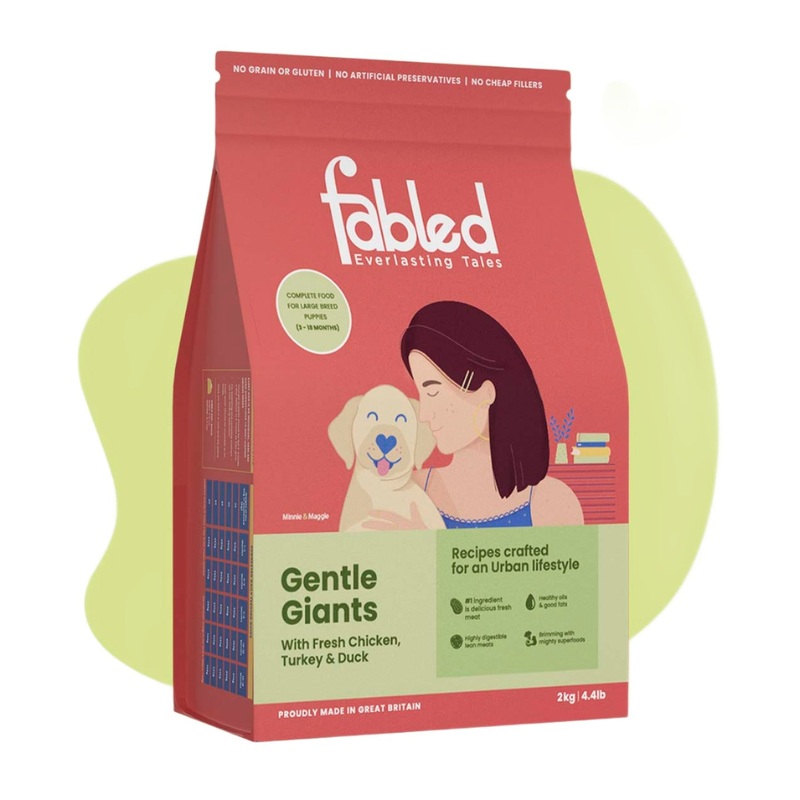 Fabled Dry Dog Food - Gentle Giants Puppy Large Breed Recipe - (250g)
