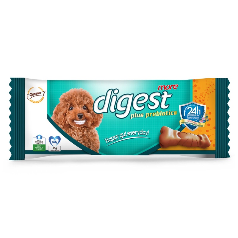 Gnawlers Grain Free Dent Defense Anti-bacterial Chew Bone Dog Dental Treat - 15 gm (7.62 cm) - Pack of 5