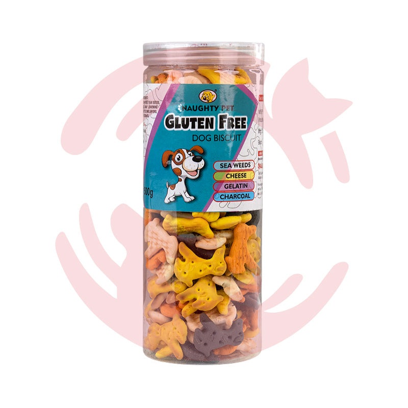 Naughty Pet Dog Treats - Gluten-Free Biscuits (Non-Veg) (500g)