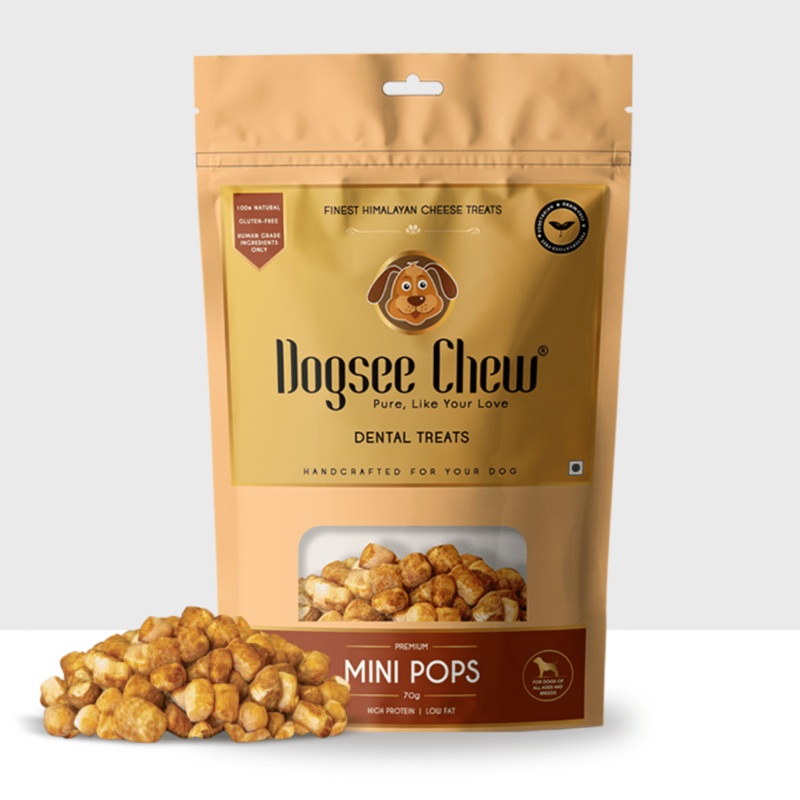 Dogsee Chew Mini bite-sized Dog Training Treats - Classic Mini Pops 70g