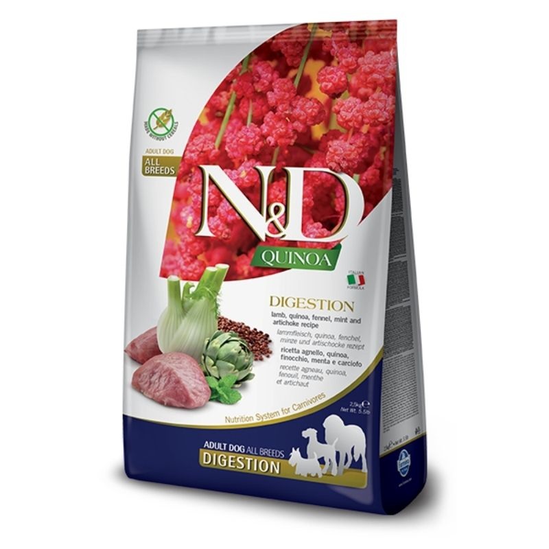 Farmina Dry Food - N&D Quinoa Dog Digestion Lamb Adult