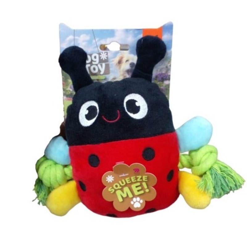 Fofos Garden Ladybug Dog Toy