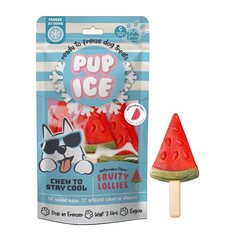 Imaginelles Pup Ice Fruity Lollies Watermelon 3 Pieces - 90 gm