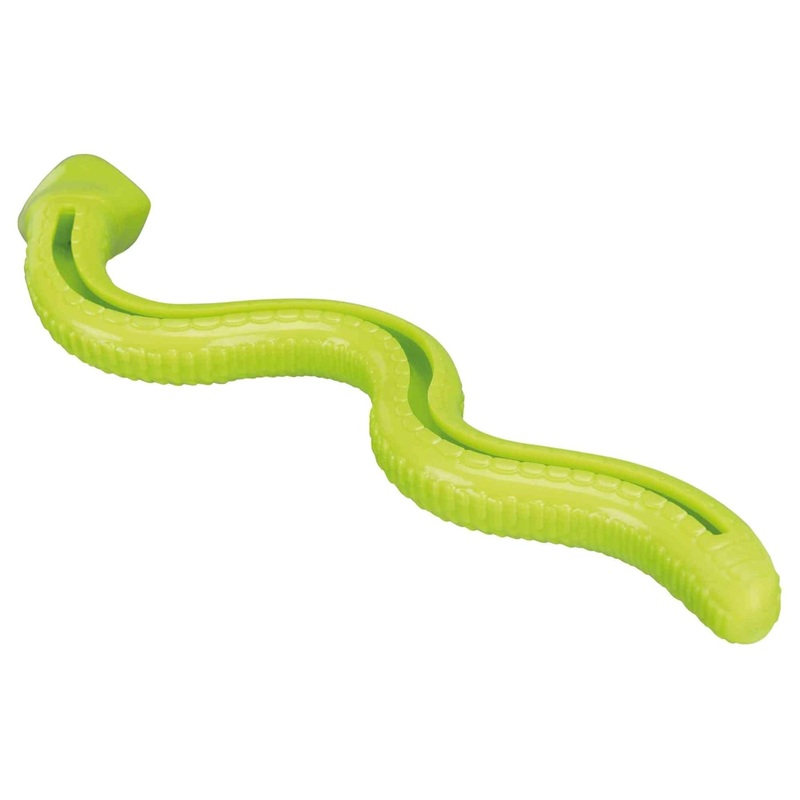 Trixie Thermoplastic Rubber Snack Snake Dog Toy - 42 cm