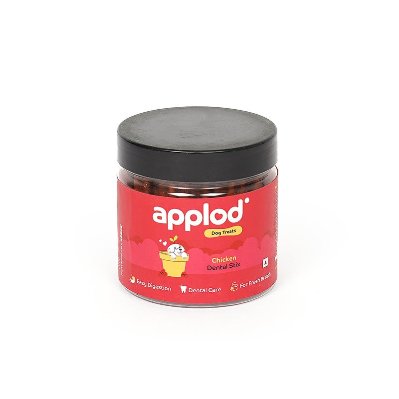 Applod Chicken Dental Stix Dog Treat 220g - Pack of 5