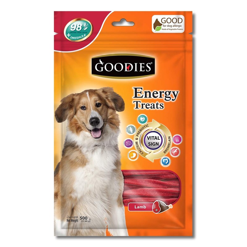 Goodies Energy Treats Lamb Flavour Dog Dental Treat - 125 gm - Pack of 5