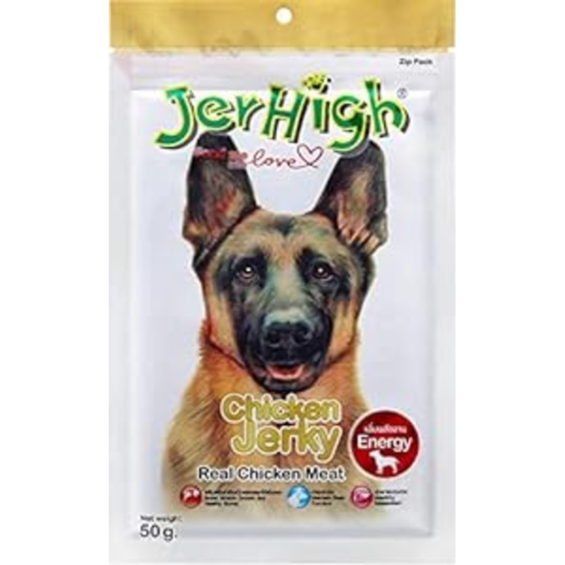JerHigh Chicken Jerky Dog Meaty Treat - 50 gm - Pack of 5
