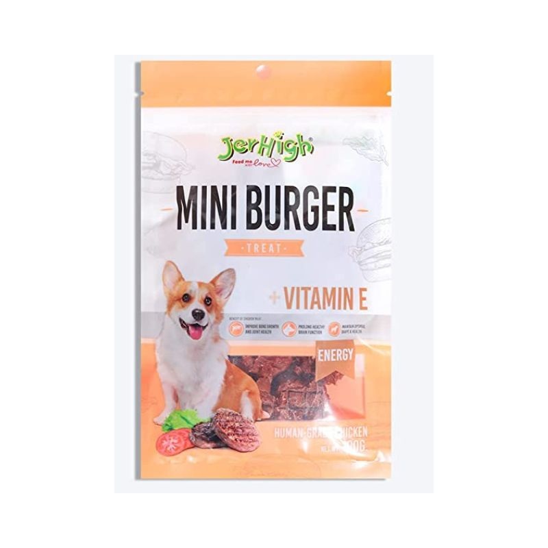 JerHigh Dog Treats - Mini Burger (100g) - Pack of 5