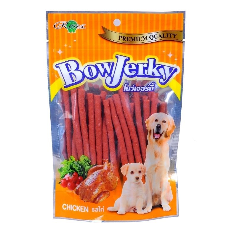 Rena Dog Treats - BowJerky Chicken Sticks (200g) - Pack of 5