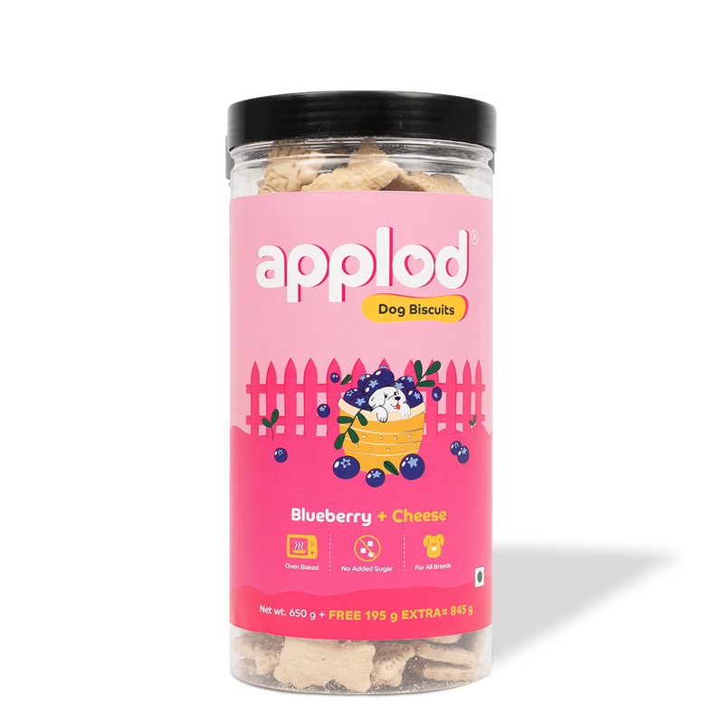 Applod Blueberry & Cheese Dog Biscuits