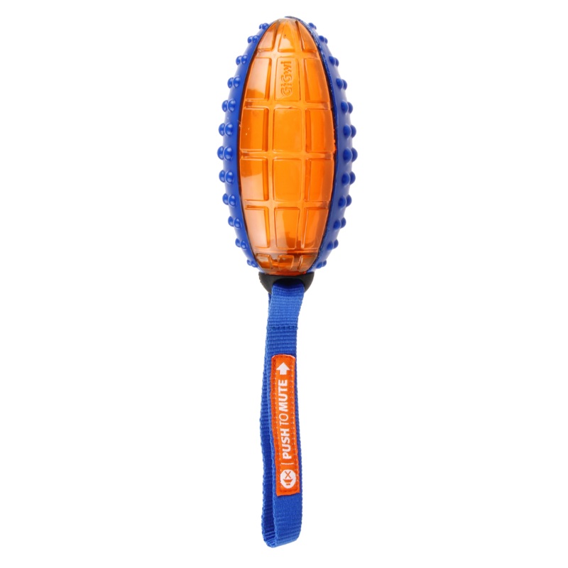 GiGwi Push-To-Mute Series - Rugby Ball