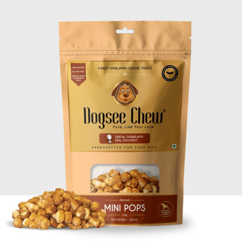Dogsee Chew Mini bite-sized Dog Training Treats - Coconut Mini Pops