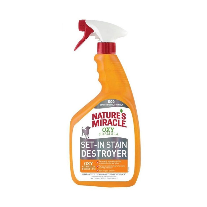 Natures Miracle Orange OXY Stain & Odour Remover For Dogs (24oz / 709ml)
