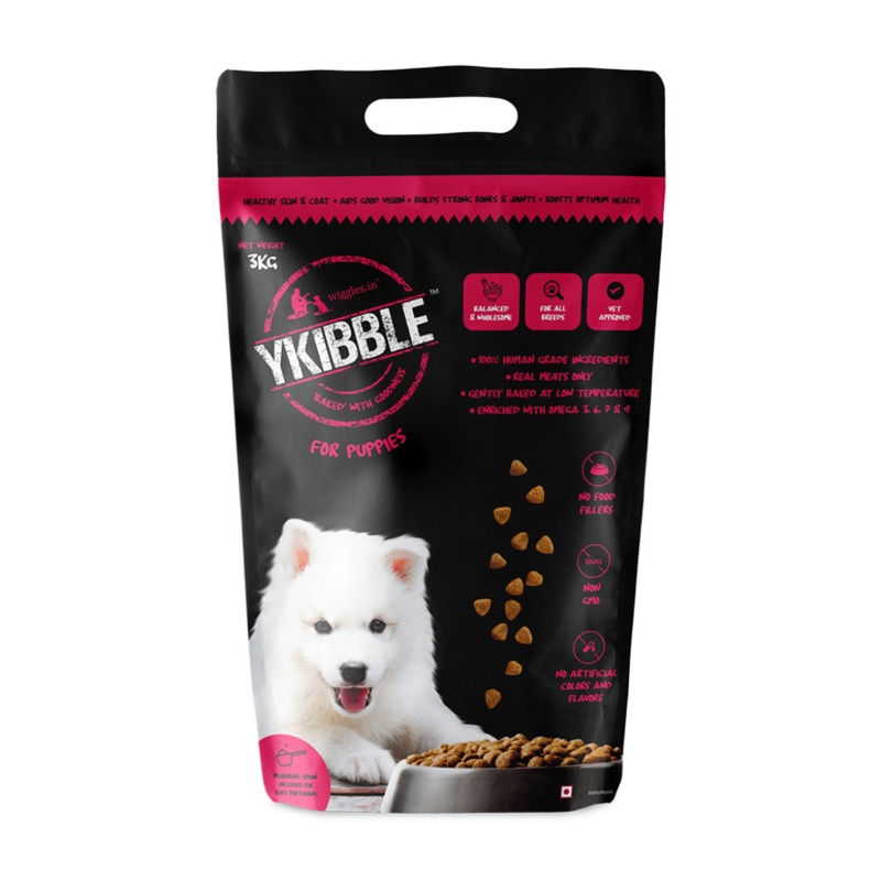 Wiggles Dry Dog Food for Puppies - YKibble Oven Baked Dry Food
