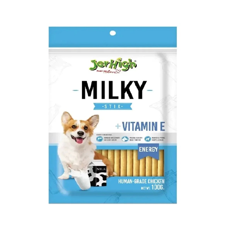JerHigh Dog Treats - Milk Stix (100g) - Pack of 5
