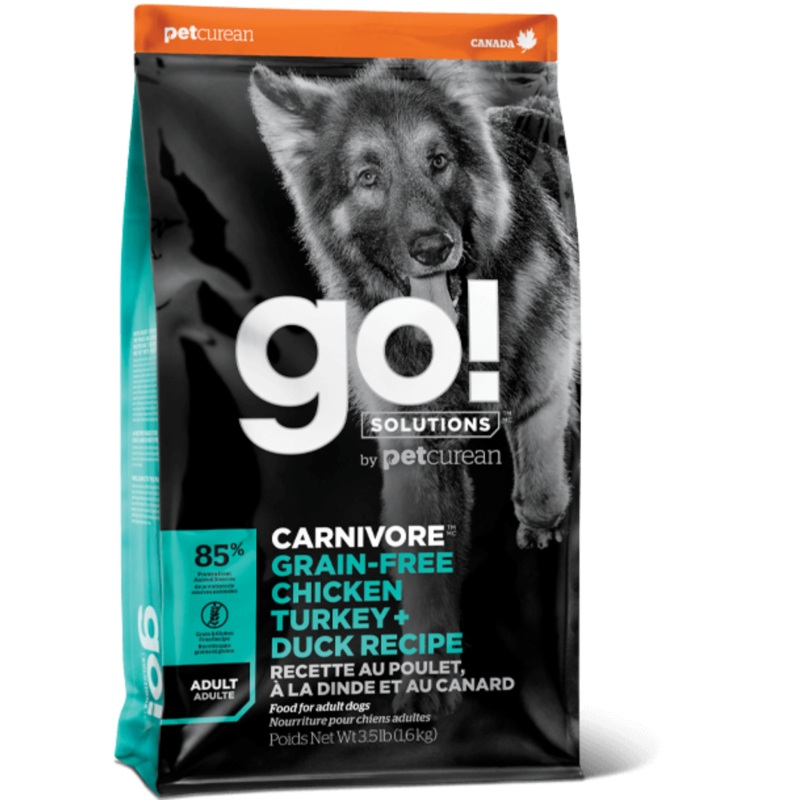 GO! Carnivore Grain-Free Chicken, Turkey + Duck Adult Recipe