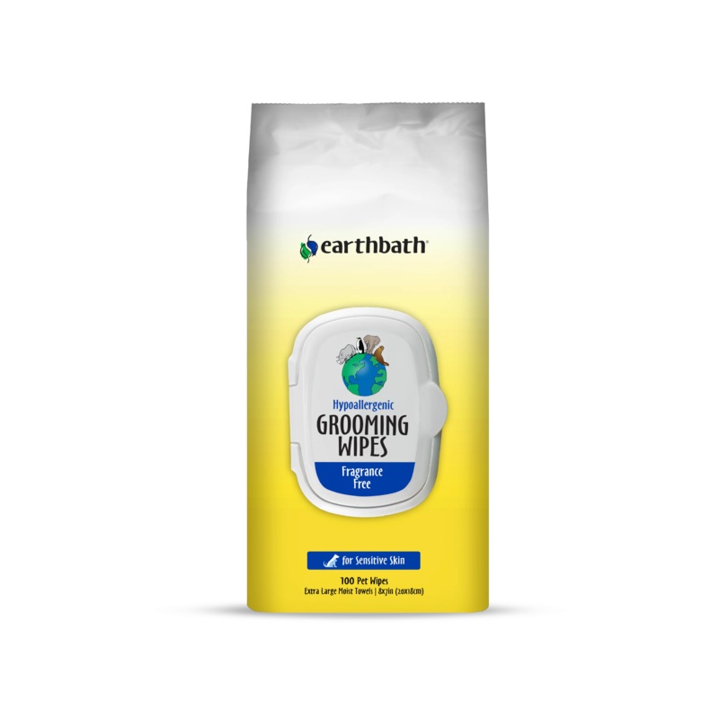 Hypoallergenic Grooming Wipes - 100 ct