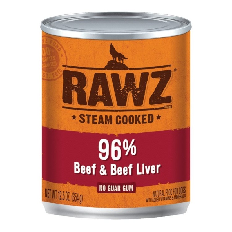 RAWZ 96% Beef & Beef Liver