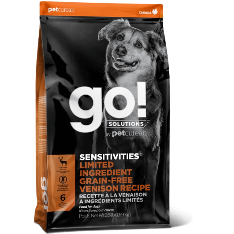GO! Sensitivities LID Venison Recipe