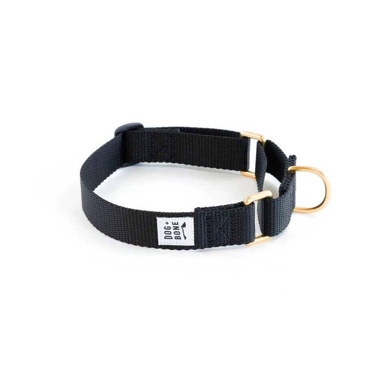 Martingale Collar - Black + Black