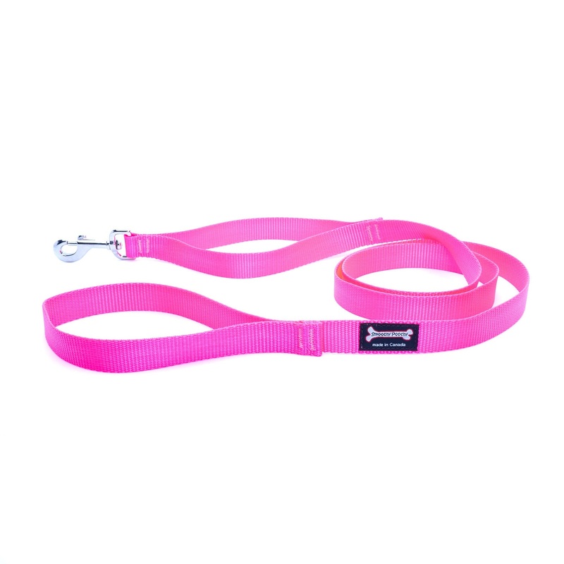 Standard Nylon Leash - Hot Pink